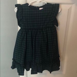 Popatu dress green/navy plaid